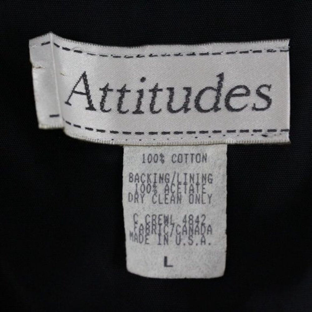 VTG Attitudes Large 5 Button Dress Velour Vest Waistcoat Formal Wedding Party - Picture 9 of 9